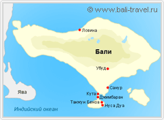 карта бали